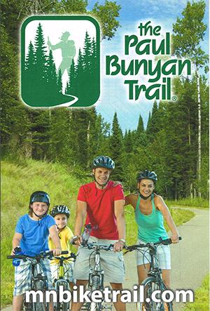 cover of the paul bunyan trail map