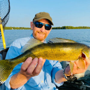 man fishing