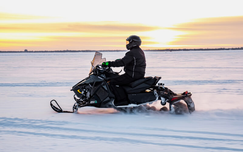 snowmobiling