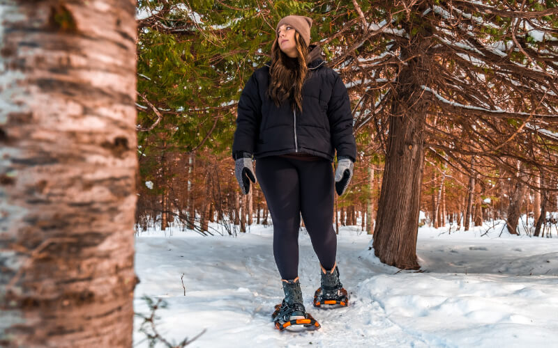 Snowshoeing Bemidji Trails