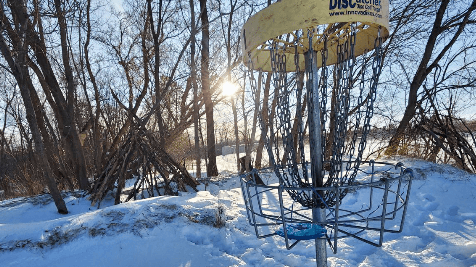 Winter Disc Golf